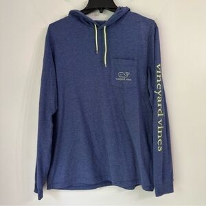 Vineyard Vines Mens Navy Blue Neon Big
Whale Sweatshirt Hoodie Size Small
